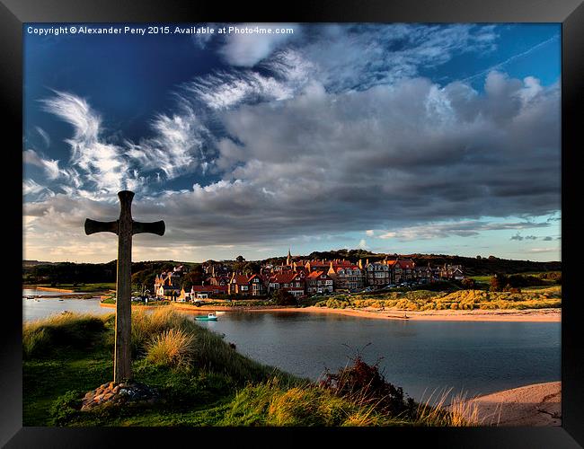  Alnmouth Framed Print by Alexander Perry