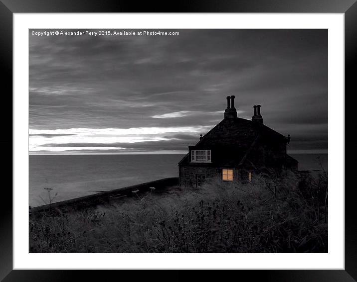  Bathing House, Howick Framed Mounted Print by Alexander Perry