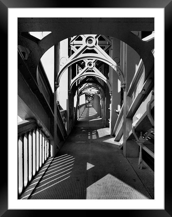  High Level Path Framed Mounted Print by Alexander Perry