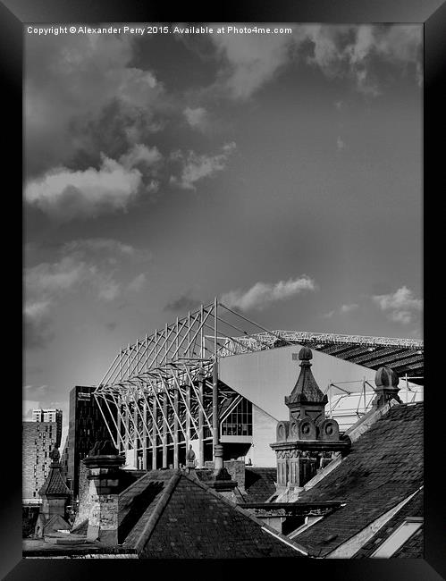  Gallowgate End Framed Print by Alexander Perry