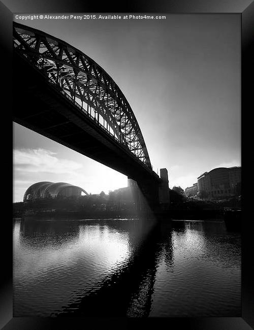 Tyne Bridge Sunrise Framed Print by Alexander Perry