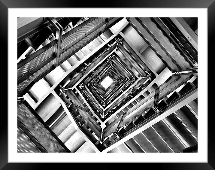  Baltic Stairs Framed Mounted Print by Alexander Perry