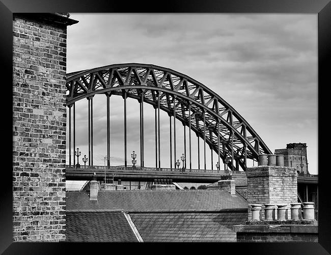  Tyne Bridge View Framed Print by Alexander Perry