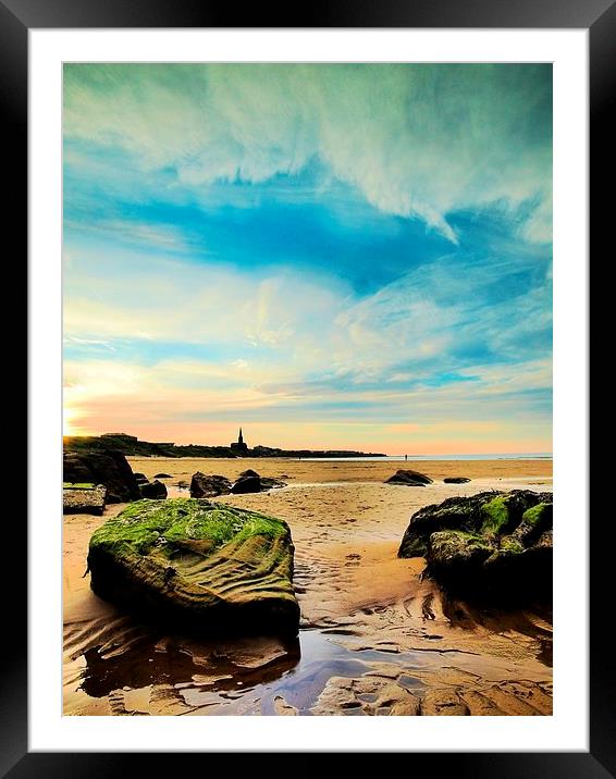 Longsands Framed Mounted Print by Alexander Perry