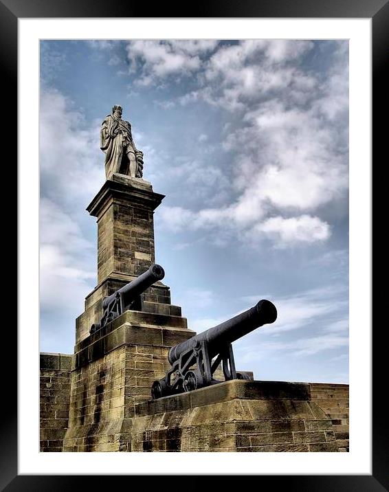  Collingwood Memorial, Tynemouth Framed Mounted Print by Alexander Perry