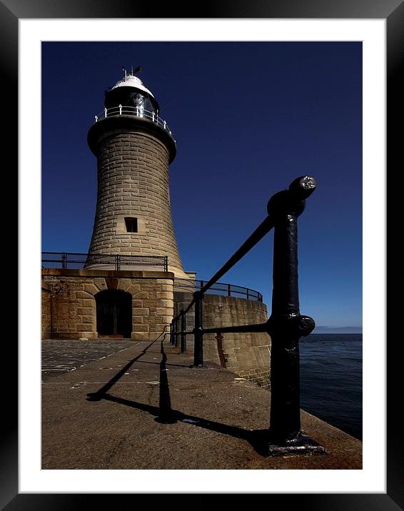  Tynemouth Pier Framed Mounted Print by Alexander Perry