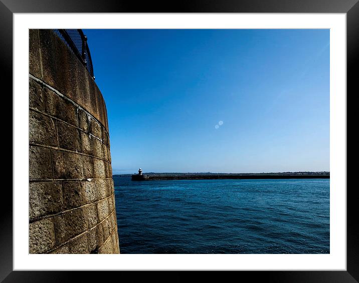  Tynemouth Pier Framed Mounted Print by Alexander Perry
