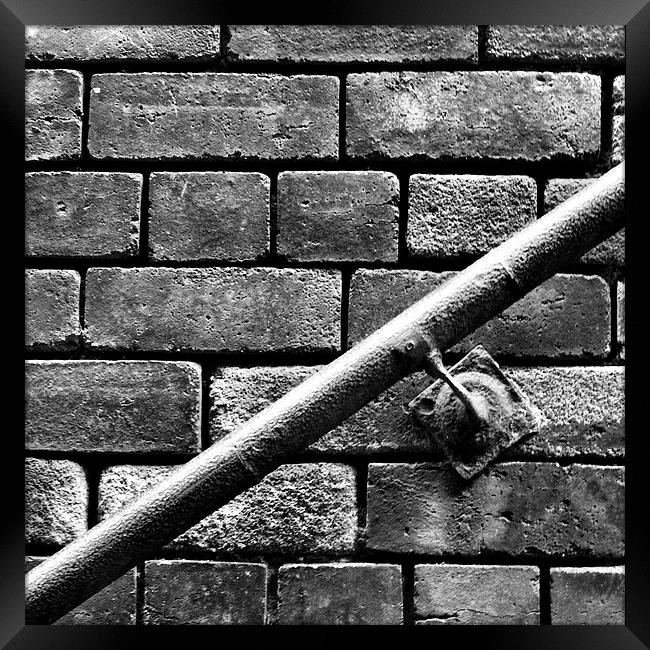  Handrail Framed Print by Alexander Perry