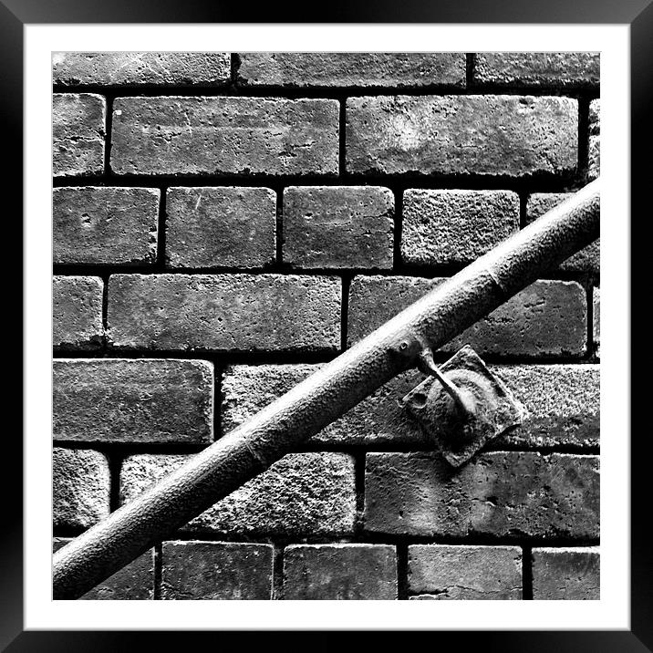  Handrail Framed Mounted Print by Alexander Perry