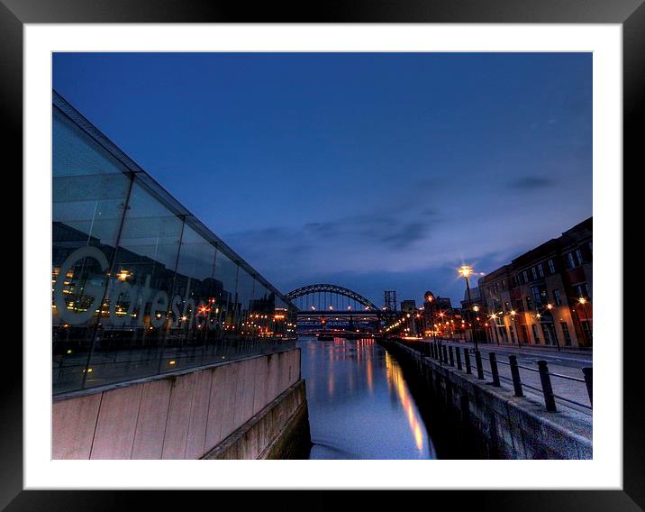  To The Tyne Bridge Framed Mounted Print by Alexander Perry
