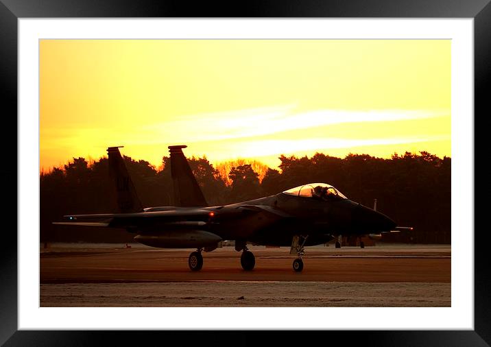 Sun Jet Framed Mounted Print by Squawk Photography