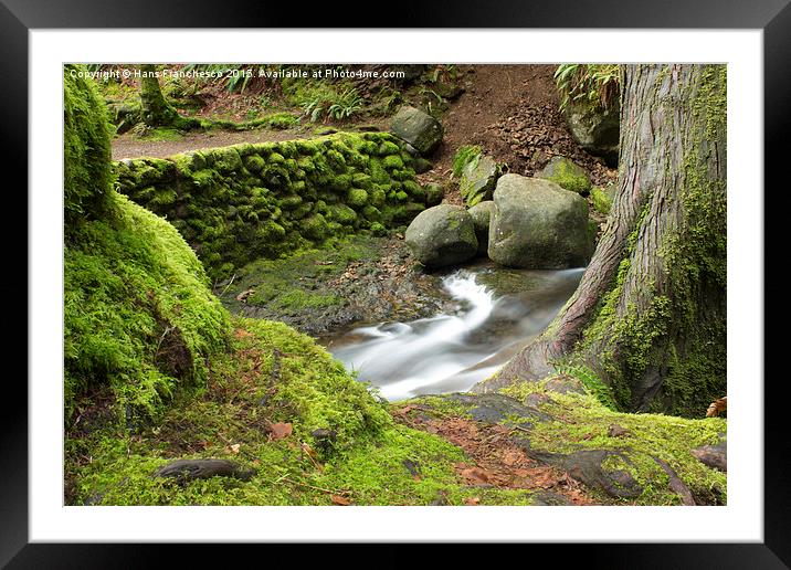  Oasis of calm Framed Mounted Print by Hans Franchesco