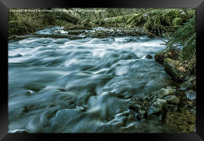  Wisps of water Framed Print by Hans Franchesco