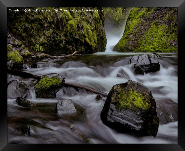 Raging water Framed Print by Hans Franchesco