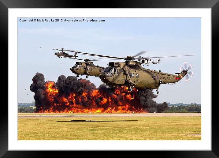  Fly Navy! Framed Mounted Print by Mark Rourke