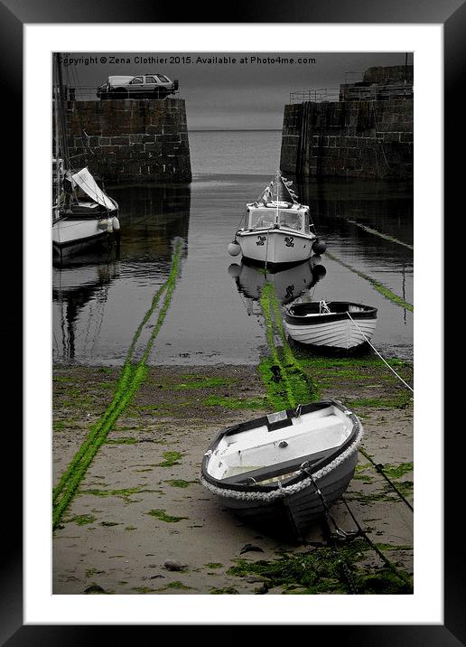  Mousehole! Framed Mounted Print by Zena Clothier