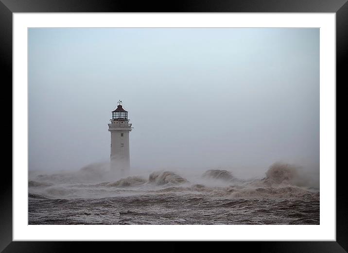  Stormy Seas Framed Mounted Print by Colin Askew