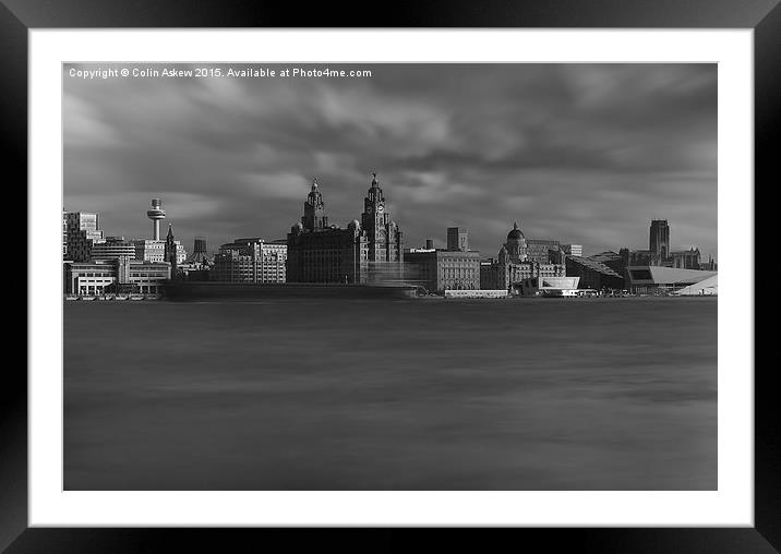  Across the River Framed Mounted Print by Colin Askew