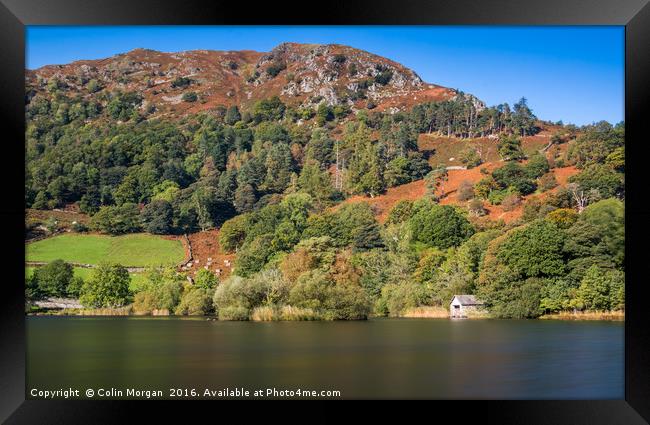 Rydal Water Boathouse, Lake District Framed Print by Colin Morgan
