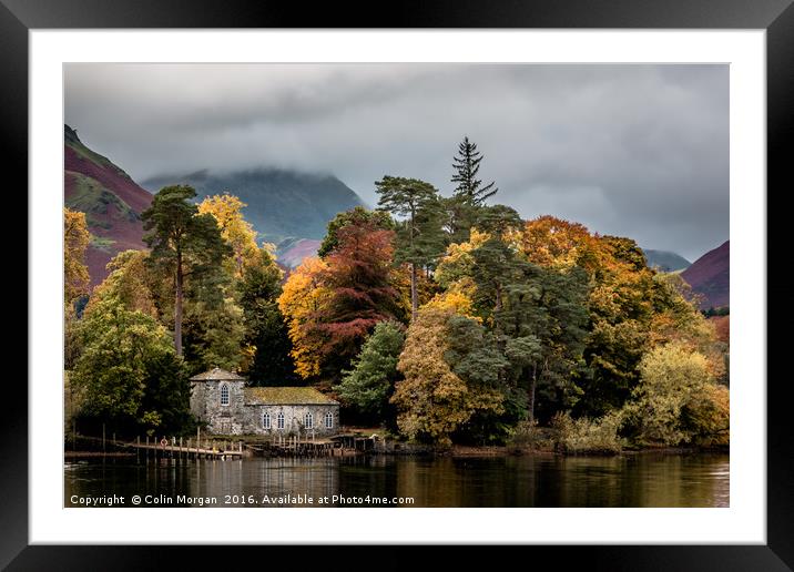 Derwent Isle in the Autumn Framed Mounted Print by Colin Morgan
