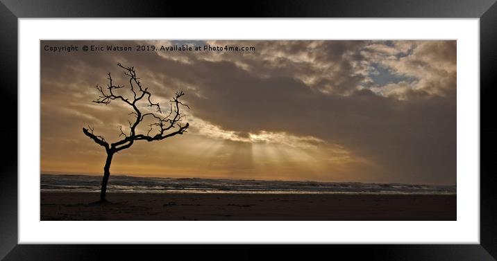 Sun Rays Framed Mounted Print by Eric Watson
