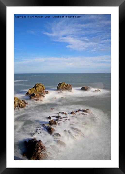 NORTH SEA Framed Mounted Print by Eric Watson