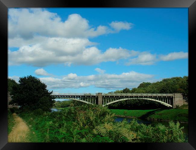  Drumoak Bridge in Aberdeenshire Framed Print by ian jackson