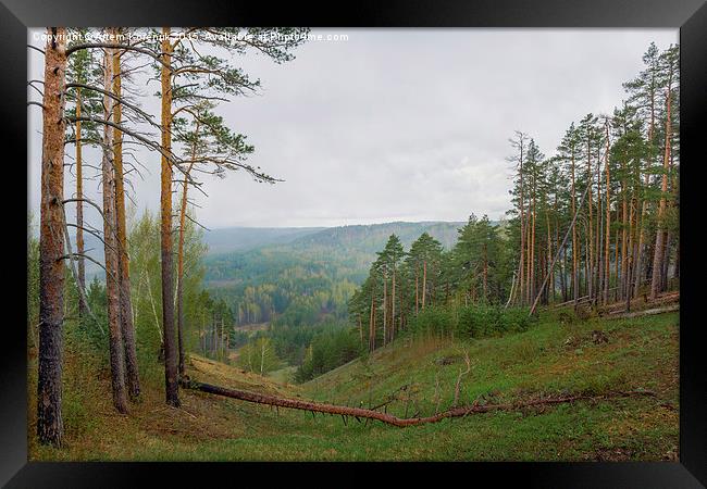  Russian landscape Framed Print by Artem Korenuk