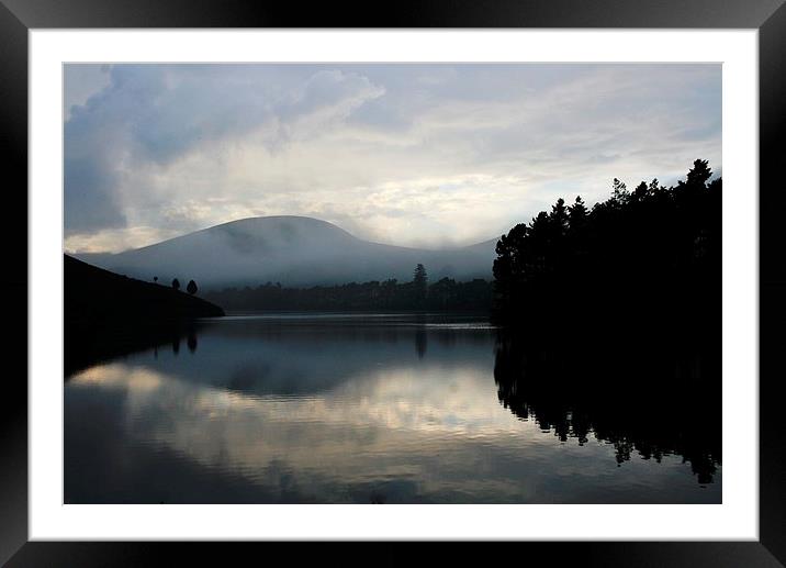  Glencorse Reservoir Framed Mounted Print by Gary Collins