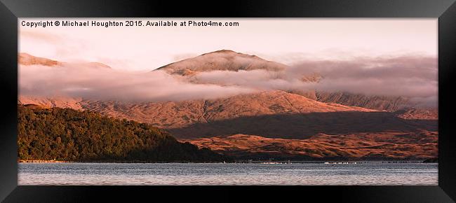  Loch Spelve Sunrise Framed Print by Michael Houghton