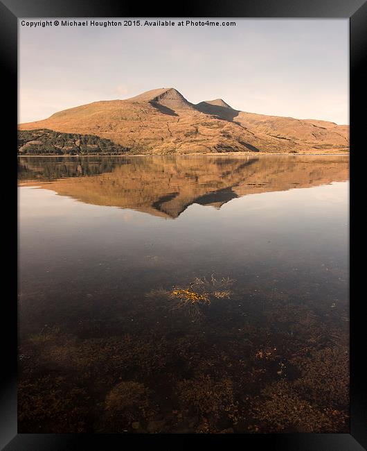  Ben More Isle of Mull Framed Print by Michael Houghton