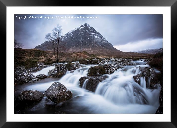 Buchaille Etive Mor Framed Mounted Print by Michael Houghton