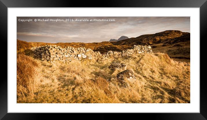 Last light  Framed Mounted Print by Michael Houghton