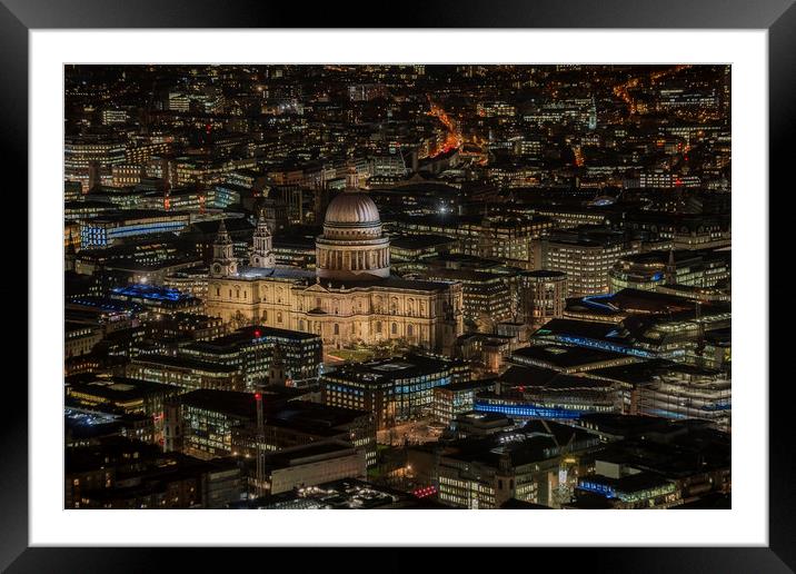 St Paul's Cathedral Framed Mounted Print by Andy Evans