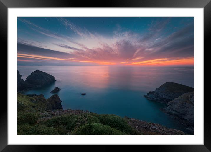 Cornish Coast Framed Mounted Print by Andy Evans