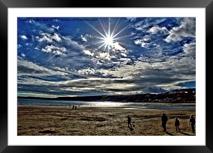 Scarborough Beach  Framed Mounted Print by Neil Vary