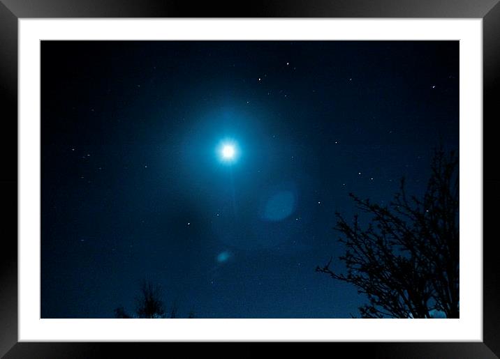 Surreal Spring Moon Framed Mounted Print by Simon Tuck