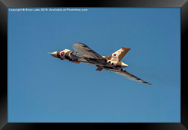  Majestic Vulcan Framed Print by Brian Lake