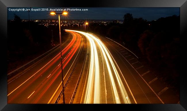 M32 Night Trails Framed Print by Jon Gopsill