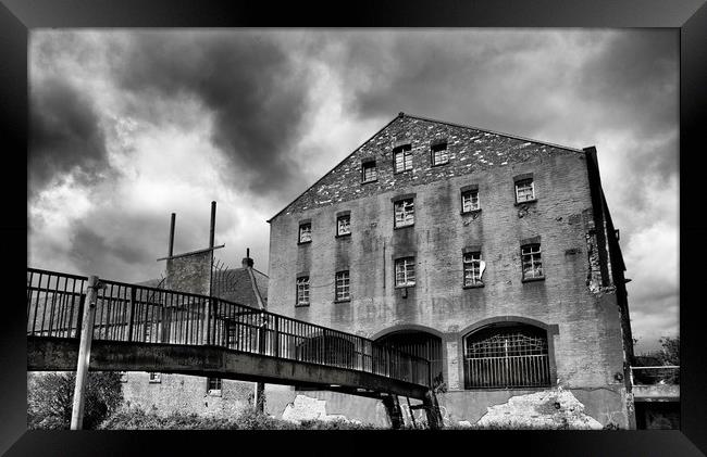 The Old Mill Framed Print by Mike Hedison