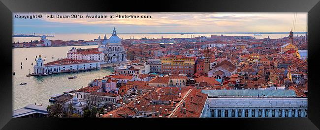  San Marco Venice Framed Print by Tedz Duran