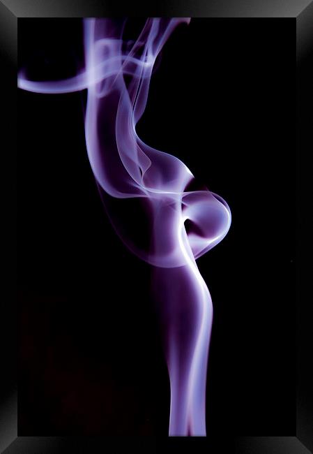  Velvet Smoke #1 Framed Print by Mark Denham