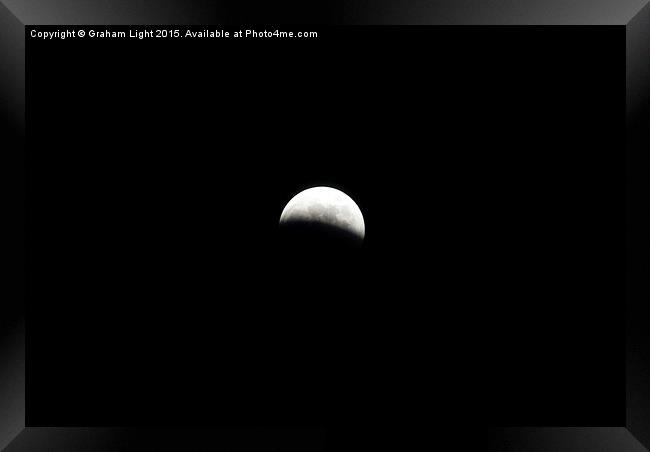  Lunar Eclipse Framed Print by Graham Light
