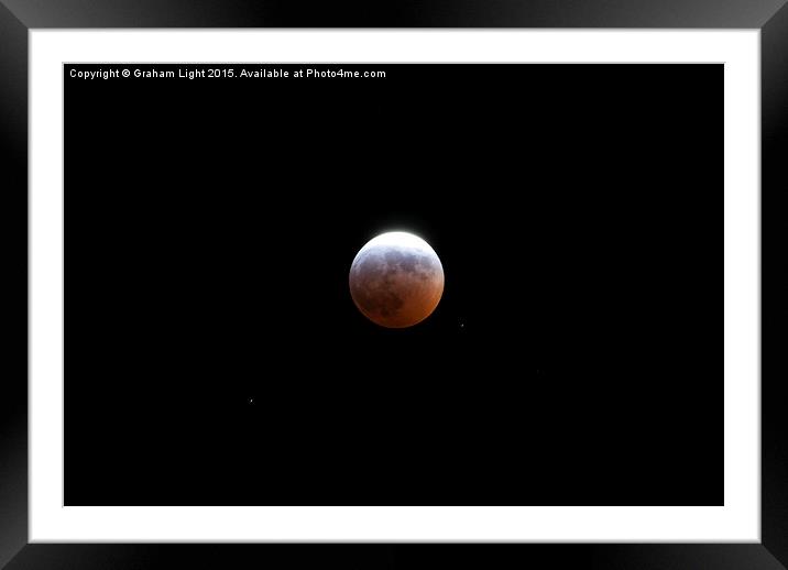 Lunar Eclipse  Framed Mounted Print by Graham Light