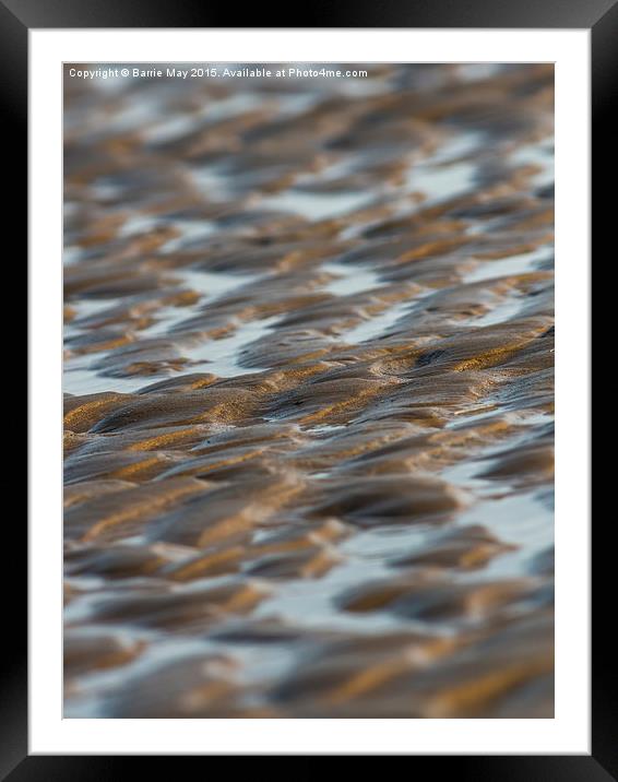 Ebb Tide Framed Mounted Print by Barrie May