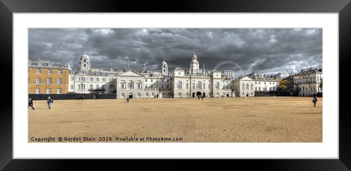 Storm On My Parade Framed Mounted Print by Gordon Stein