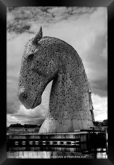 The Kelpies Number Four Framed Print by Gordon Stein