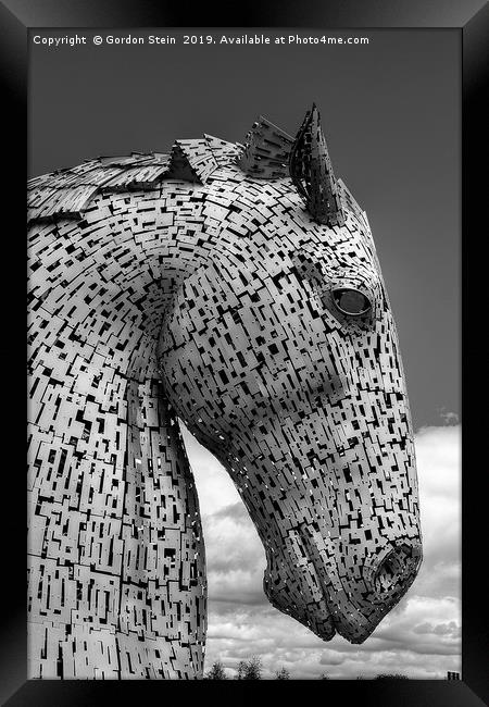 The Kelpies Number Five Framed Print by Gordon Stein