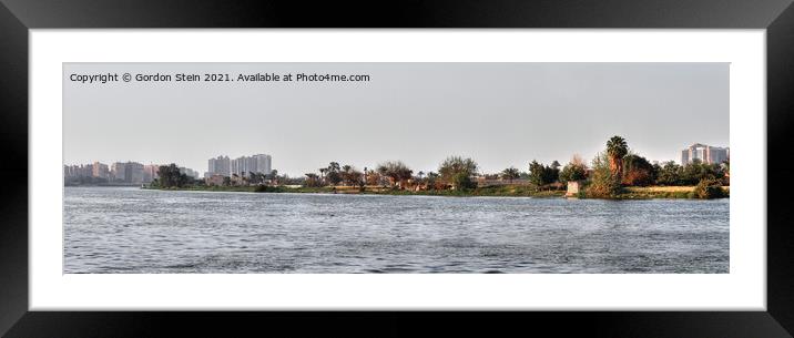 The Nile Revisited Framed Mounted Print by Gordon Stein