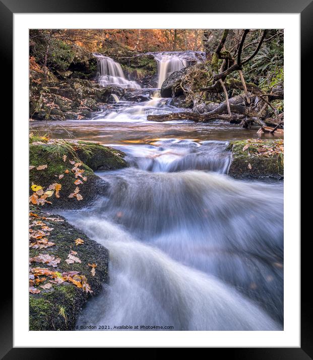 Water Arc Foss Framed Mounted Print by Richard Burdon